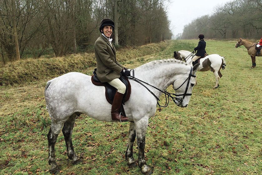 James, horseback