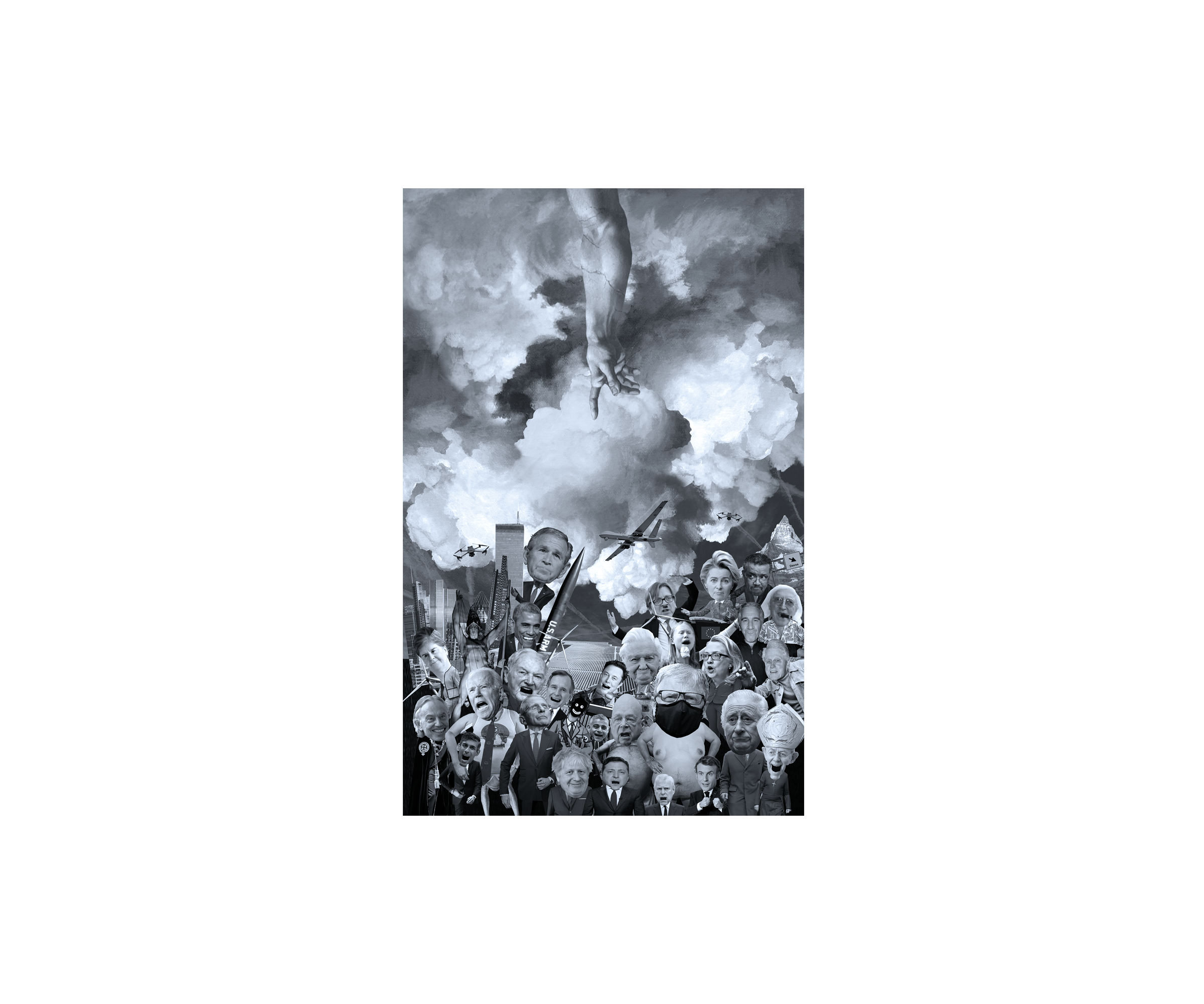 Collage of Evil, print